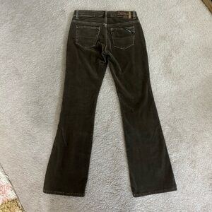Vintage Y2K Z Cavaricci Corduroy Pants 3 Low Rise Bootcut Bumpster Girl Sexy